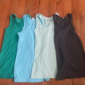LOT OF 4 Under Armour tanks